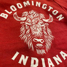 Load image into Gallery viewer, Bloomington Indiana - Unisex Red Crew Neck