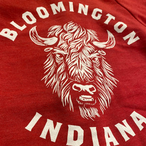 Bloomington Indiana - Unisex Red Crew Neck