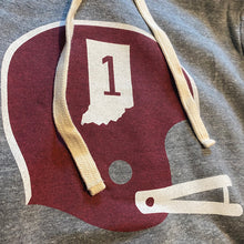 Load image into Gallery viewer, Indiana Football Helmet hoodie closeup