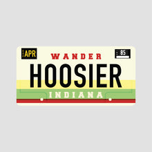 Load image into Gallery viewer, Wander Indiana license plate sticker