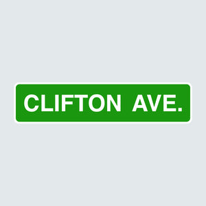 Clifton Avenue - Sticker