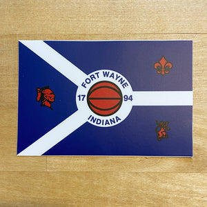 Fort Wayne Flag - Sticker
