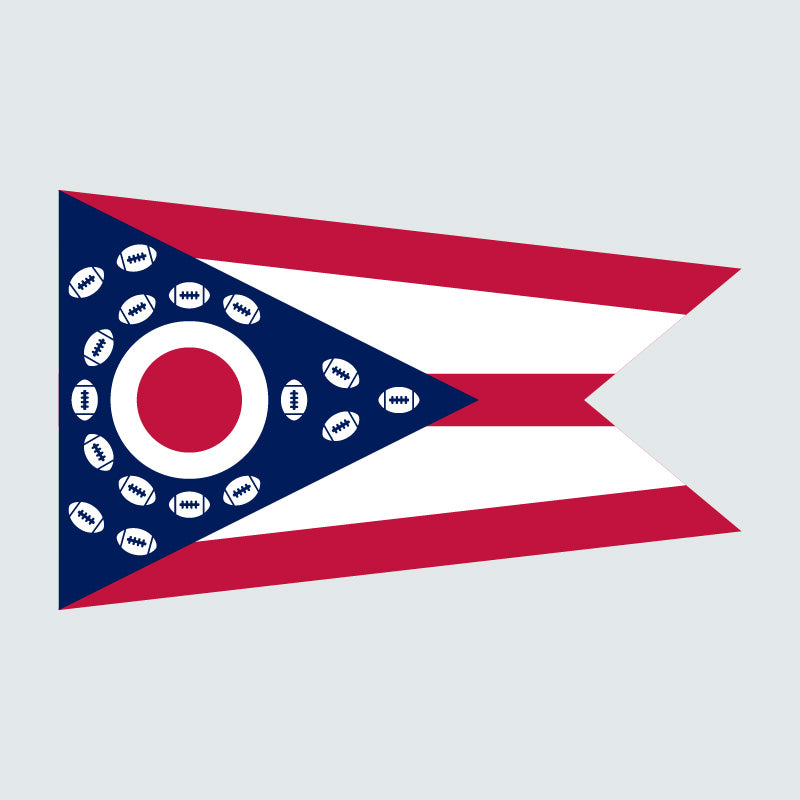State of Ohio football flag