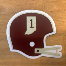 Load image into Gallery viewer, Indiana #1 football helmet photo

