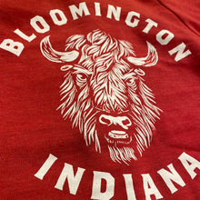 Load image into Gallery viewer, Bloomington Indiana - Unisex Red Crew Neck
