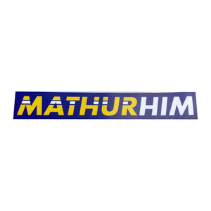 Mathurhim vinyl sticker