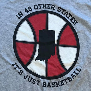 In 49 other states it's just basketball shirt closeup