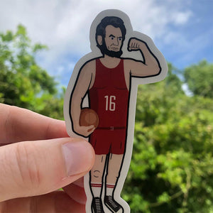 Abraham Lincoln basketball player sticker picture