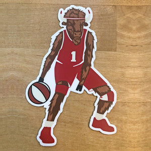 Indiana Bison basketball sticker picture