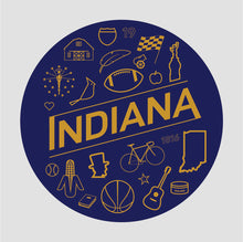 Load image into Gallery viewer, Indiana Circle - Sticker

