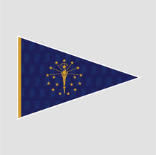 Load image into Gallery viewer, Indiana Pennant - Sticker
