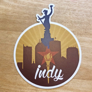 Indy Skyline - Sticker