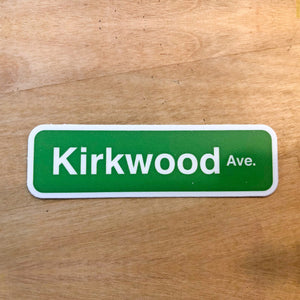 Kirkwood Avenue - Sticker