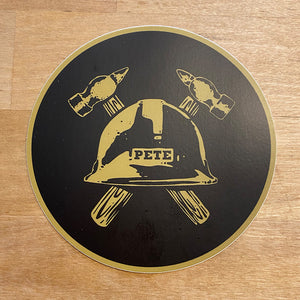 Pete's Helmet - Sticker