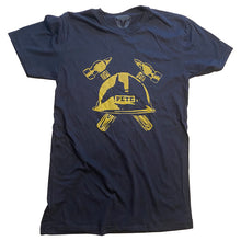 Load image into Gallery viewer, Gold and Black Pete&#39;s helmet shirt
