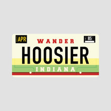 Load image into Gallery viewer, Wander Indiana license plate sticker
