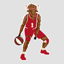 Load image into Gallery viewer, Indiana Bison basketball sticker
