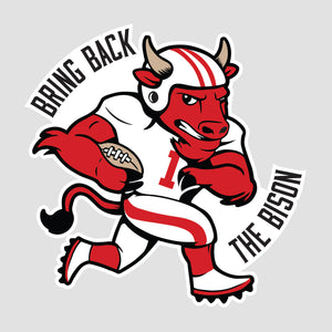 Bring Back the Bison sticker