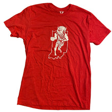Load image into Gallery viewer, Indiana Bison Ball red t-shirt
