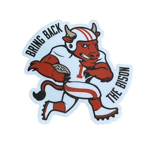 Bring Back the Bison Indiana sticker