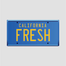 Load image into Gallery viewer, California Fresh license plate sticker
