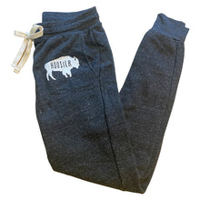 Load image into Gallery viewer, Hoosier Bison charcoal joggers
