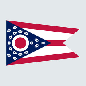 State of Ohio football flag