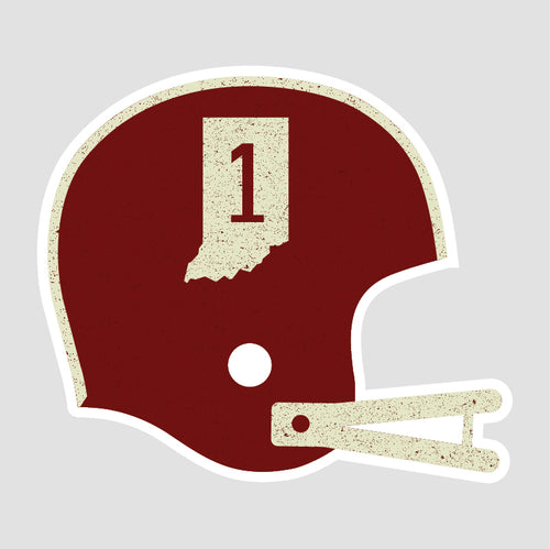 Indiana #1 football helmet