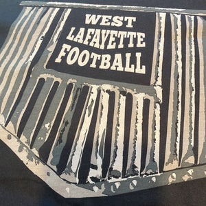 Purdue West Lafayette Football cowcatcher black shirt 